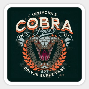 the cobra 427 Sticker